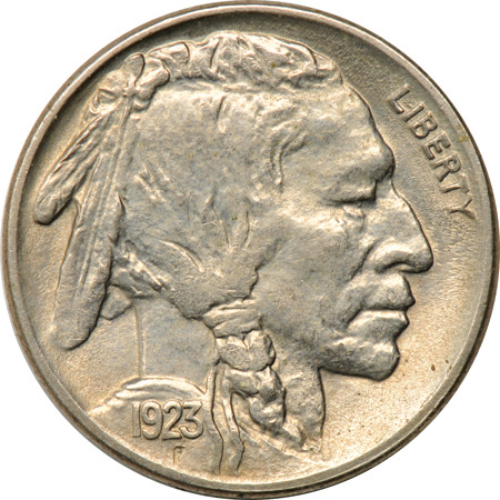 Six XF/AU Buffalo nickels.