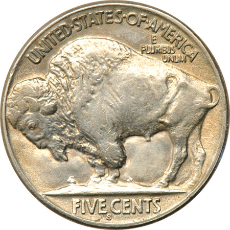 Six XF/AU Buffalo nickels.