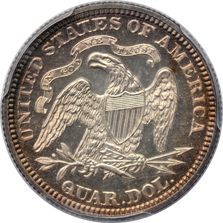 1872 PCGS PF-64.