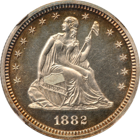 1882 NGC PF-64 CAMEO.