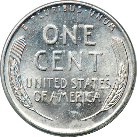 Twenty-two rolls of uncirculated Wheat cents.