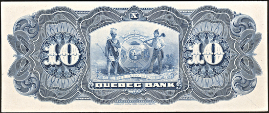 Sixteen Adopted and Unadopted Canadian Bank Note Specimens.