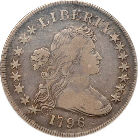 1796 Large Date, Small Letters (B-5) NGC VF-25.