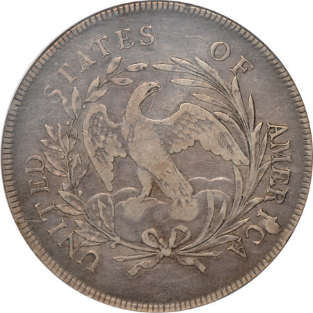 1796 Large Date, Small Letters (B-5) NGC VF-25.