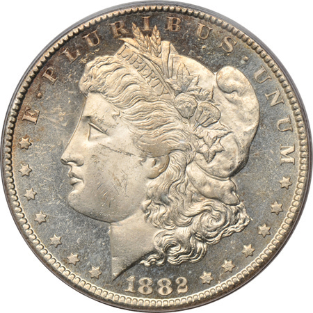 1882-CC PCGS MS-64DMPL CAC.