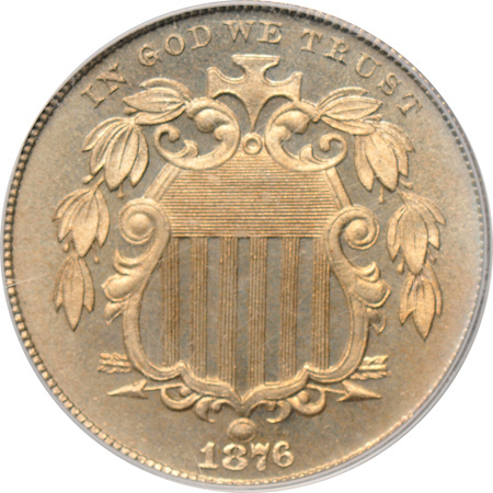 1876 PCGS PF-66.