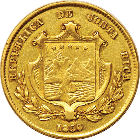 Costa Rica - 1850-JB 1/2-onza F.