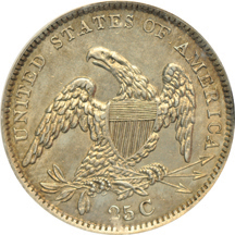 1833 (B-2) ANACS AU-55.