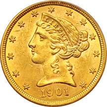 1901 PCGS MS-62.