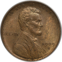 1909-S VDB. PCGS MS-62BN.