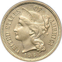 1883 PCGS PF-65.