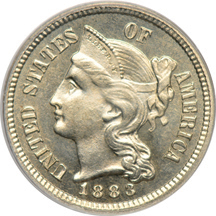 1883 PCGS PF-65.