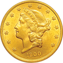 1900 PCGS MS-62.