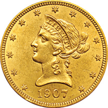 1907 PCGS MS-61.