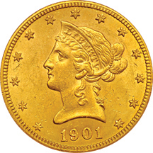 1901-S PCGS MS-62.