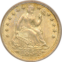 1854 w/ Arrows. PCGS MS-63.