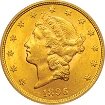 1896 PCGS MS-62.