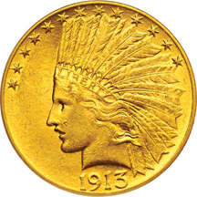 1913 PCGS MS-62.