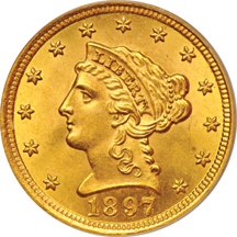 1897 PCGS MS-64 CAC.