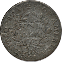 1799 Perfect Date, Close Date (S-189, R-2+) PCGS Genuine (code 98/Fine details/surface damage).