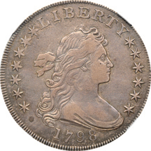 1798 Point 9, 4 Lines, Wide Date (B-22, BB-104, R.4). NGC VF-35.