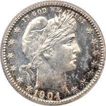 1904 PCGS PF-64.