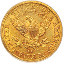 1891-CC PCGS AU-55.