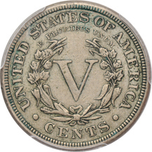 1885 PCGS XF-45.