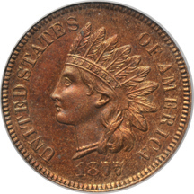 1877 PCGS PF-63RB.