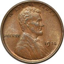 Collection of Lincoln cents in a Dansco 7100 album.