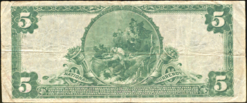 1902 $5.00. Walnut Ridge, AR Charter# 12083 Blue Seal. F.