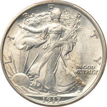 1917-D Obverse. PCGS MS-64+ CAC.