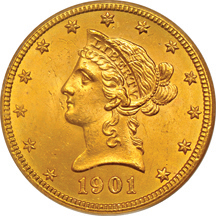 1901-S PCGS MS-64+ CAC.