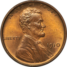 Partial Lincoln cent collection in a Whitman 9405 album.