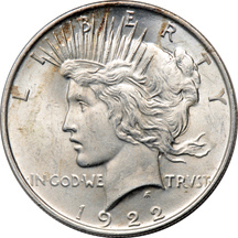 Complete Peace dollar collection in a Dansco 7175 album.