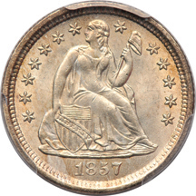 1857-O PCGS MS-64 CAC.