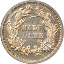 1863 PCGS PF-64.