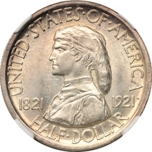 1921 Missouri. NGC MS-64.