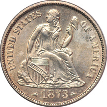 1873-S Arrows. PCGS MS-63.