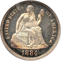 1884 NGC PF-65 CAMEO.