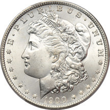 1900-O O OVER CC. PCGS MS-65.