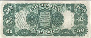 1880 $50.00.  Small Seal. VF.