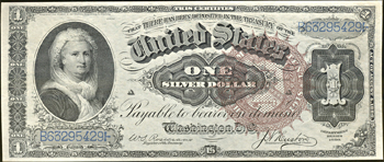 1886 $1.00.  AU.