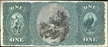 1875 $1.00. New Bedford, MA Charter# 261 Scallops. VF.