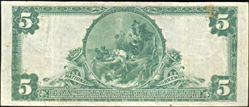 1902 $5.00. St. Louis, MO Charter# 13264 Blue Seal. VF.