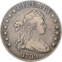 1799 (B-5) PCGS VF-35.