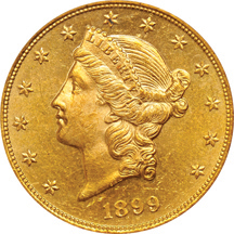 1899 PCGS MS-64.