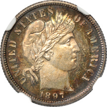 1897 NGC PF-64 CAMEO.