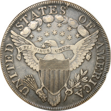 1799 (B-9) ANACS XF-40.