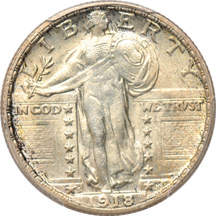 1918-S PCGS MS-64FH CAC.